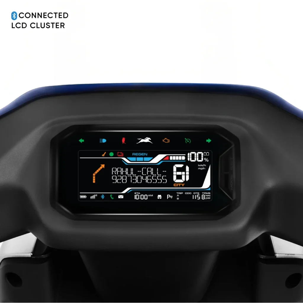 TVS Orbiter V1 LCD Cluster